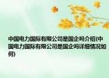 中國電力國際有限公司是國企嗎介紹(中國電力國際有限公司是國企嗎詳細情況如何)