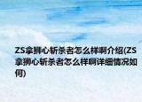 ZS拿獅心斬殺者怎么樣啊介紹(ZS拿獅心斬殺者怎么樣啊詳細(xì)情況如何)