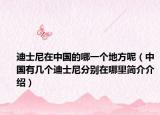 迪士尼在中國的哪一個地方呢（中國有幾個迪士尼分別在哪里簡介介紹）