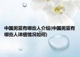 中國(guó)男籃有哪些人介紹(中國(guó)男籃有哪些人詳細(xì)情況如何)