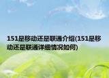 151是移動還是聯(lián)通介紹(151是移動還是聯(lián)通詳細(xì)情況如何)