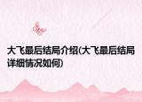 大飛最后結(jié)局介紹(大飛最后結(jié)局詳細(xì)情況如何)