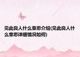 見此良人什么意思介紹(見此良人什么意思詳細情況如何)