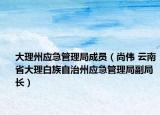 大理州應(yīng)急管理局成員（尚偉 云南省大理白族自治州應(yīng)急管理局副局長(zhǎng)）