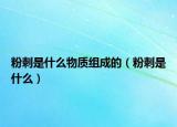 粉刺是什么物質(zhì)組成的（粉刺是什么）