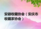 安徽收藏協(xié)會(huì)（安慶市收藏家協(xié)會(huì)）