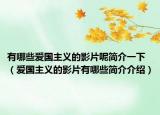 有哪些愛國(guó)主義的影片呢簡(jiǎn)介一下（愛國(guó)主義的影片有哪些簡(jiǎn)介介紹）