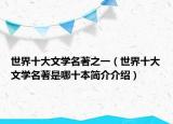世界十大文學(xué)名著之一（世界十大文學(xué)名著是哪十本簡(jiǎn)介介紹）