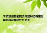 寧波凱波智能熨燙電器制造有限公司與凱波集團什么關(guān)系