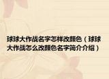 球球大作戰(zhàn)名字怎樣改顏色（球球大作戰(zhàn)怎么改顏色名字簡(jiǎn)介介紹）