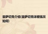 雷薩切克介紹(雷薩切克詳細(xì)情況如何)