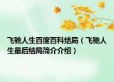 飛馳人生百度百科結(jié)局（飛馳人生最后結(jié)局簡介介紹）