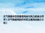 天氣預(yù)報(bào)中怎樣看懂風(fēng)向與風(fēng)力的表示符號（天氣預(yù)報(bào)風(fēng)的符號怎么看風(fēng)向簡介介紹）