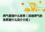 闊氣是指什么意思（詞語闊氣的意思是什么簡介介紹）