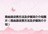 路由器設(shè)置方法及步驟簡介介紹圖片（路由器設(shè)置方法及步驟簡介介紹）