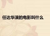 任達(dá)華演的電影叫什么