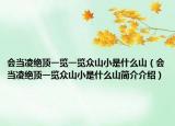會當(dāng)凌絕頂一覽一覽眾山小是什么山（會當(dāng)凌絕頂一覽眾山小是什么山簡介介紹）