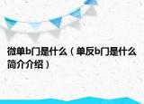 微單b門是什么（單反b門是什么簡介介紹）