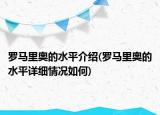 羅馬里奧的水平介紹(羅馬里奧的水平詳細(xì)情況如何)