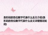 條形碼的各位數(shù)字代表什么含義介紹(條形碼的各位數(shù)字代表什么含義詳細(xì)情況如何)