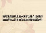 請(qǐng)問油皮皮鞋上的水漬怎么除介紹(請(qǐng)問油皮皮鞋上的水漬怎么除詳細(xì)情況如何)