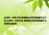 山河戀一共多少集(電視劇山河戀講的是什么介紹 山河戀一共多少集 電視劇山河戀講的是什么詳細情況如何)