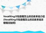 VocalKing卡包音箱怎么樣總體來(lái)說(shuō)介紹(VocalKing卡包音箱怎么樣總體來(lái)說(shuō)詳細(xì)情況如何)