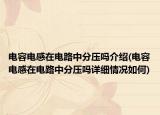 電容電感在電路中分壓?jiǎn)峤榻B(電容電感在電路中分壓?jiǎn)嵩敿?xì)情況如何)