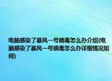 電腦感染了暴風(fēng)一號(hào)病毒怎么辦介紹(電腦感染了暴風(fēng)一號(hào)病毒怎么辦詳細(xì)情況如何)