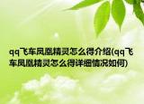 qq飛車?guó)P凰精靈怎么得介紹(qq飛車?guó)P凰精靈怎么得詳細(xì)情況如何)