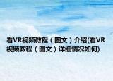 看VR視頻教程（圖文）介紹(看VR視頻教程（圖文）詳細情況如何)