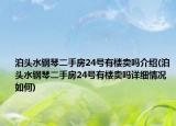 泊頭水鋼琴二手房24號(hào)有樓賣嗎介紹(泊頭水鋼琴二手房24號(hào)有樓賣嗎詳細(xì)情況如何)