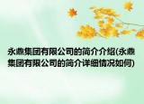 永鼎集團有限公司的簡介介紹(永鼎集團有限公司的簡介詳細情況如何)