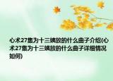 心術(shù)27集為十三姨放的什么曲子介紹(心術(shù)27集為十三姨放的什么曲子詳細情況如何)