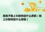 男孩子臉上長粉刺是什么原因（臉上長粉刺是什么原因）