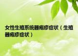 女性生殖系統(tǒng)器皰疹癥狀（生殖器皰疹癥狀）