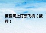 攜程網(wǎng)上訂票飛機(jī)（攜程）