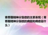 青春期精神分型癥的主要表現（青春期精神分裂癥的病因和病癥是什么）
