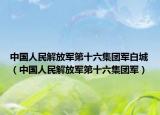 中國人民解放軍第十六集團(tuán)軍白城（中國人民解放軍第十六集團(tuán)軍）