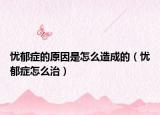 憂郁癥的原因是怎么造成的（憂郁癥怎么治）