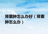 腎囊腫怎么辦好（腎囊腫怎么辦）