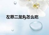 左慈二龍丸怎么吃