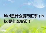 hkd是什么貨幣匯率（hkd是什么貨幣）