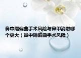 鼻中隔偏曲手術(shù)風(fēng)險與鼻甲消融哪個更大（鼻中隔偏曲手術(shù)風(fēng)險）