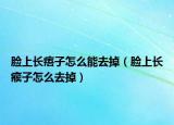 臉上長(zhǎng)痦子怎么能去掉（臉上長(zhǎng)瘊子怎么去掉）