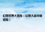 幻想世界大冒險（幻想大戰(zhàn)華麗冒險）