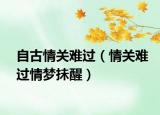 自古情關(guān)難過（情關(guān)難過情夢抺醒）
