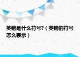 英鎊是什么符號?（英鎊的符號怎么表示）