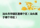 汕頭市市轄區(qū)是哪個區(qū)（汕頭屬于哪個市區(qū)）