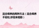 混合喂養(yǎng)的兩種方法（混合喂養(yǎng)不輕松,妙招來相助）
